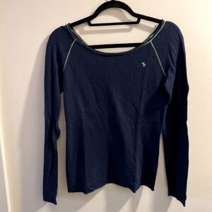 Abercrombie & Fitch Navy Sweater